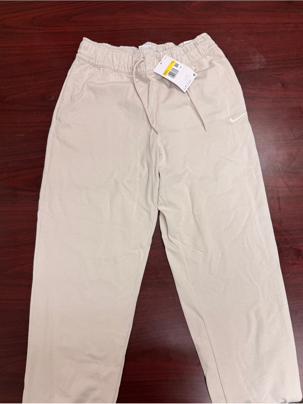 NIKE Sportswear Essential Sweatpants “Light Orewood Sail” NEW Women Size Small